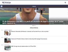 Tablet Screenshot of msnoticias.com.br