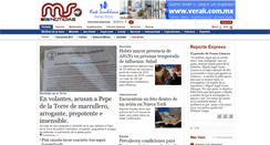 Desktop Screenshot of msnoticias.com