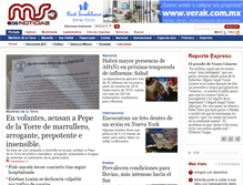 Tablet Screenshot of msnoticias.com